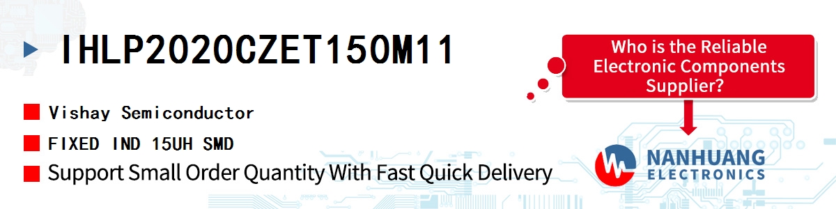 IHLP2020CZET150M11 Vishay FIXED IND 15UH SMD