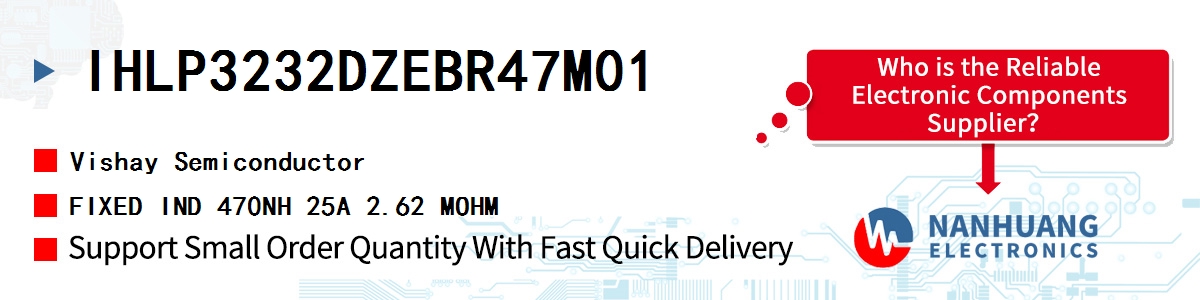 IHLP3232DZEBR47M01 Vishay FIXED IND 470NH 25A 2.62 MOHM