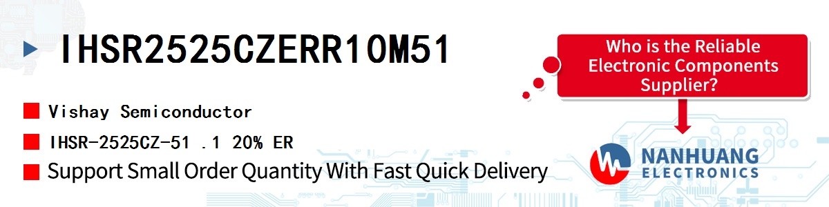 IHSR2525CZERR10M51 Vishay IHSR-2525CZ-51 .1 20% ER