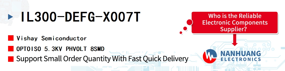 IL300-DEFG-X007T Vishay OPTOISO 5.3KV PHVOLT 8SMD