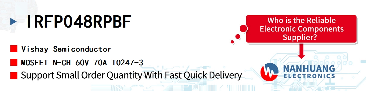 IRFP048RPBF Vishay MOSFET N-CH 60V 70A TO247-3