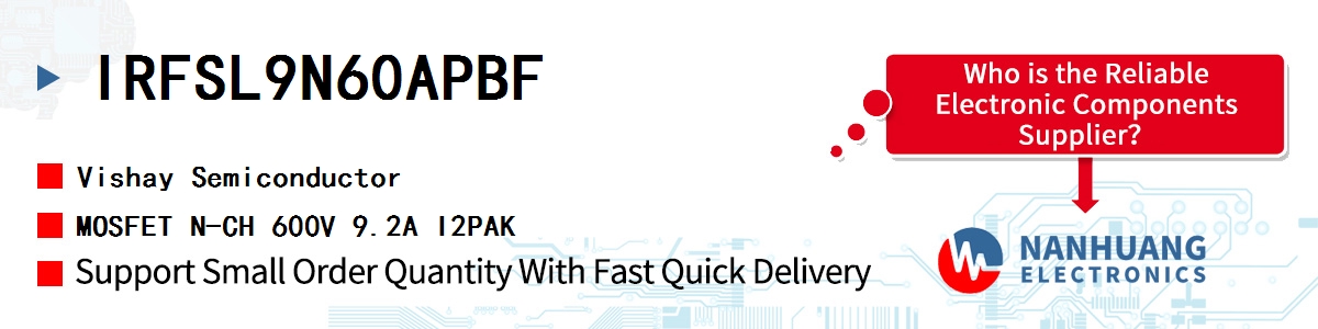 IRFSL9N60APBF Vishay MOSFET N-CH 600V 9.2A I2PAK