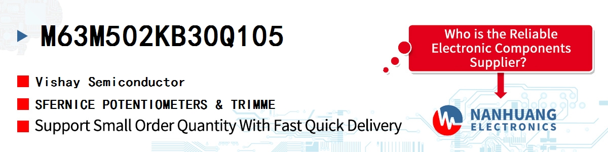 M63M502KB30Q105 Vishay SFERNICE POTENTIOMETERS & TRIMME