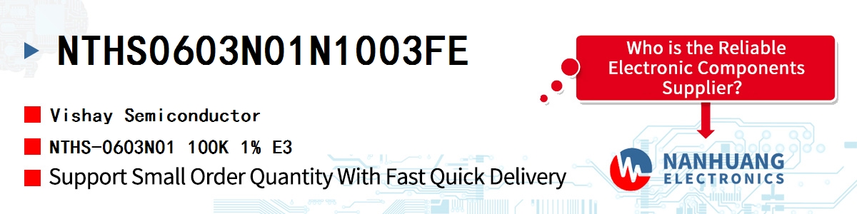 NTHS0603N01N1003FE Vishay NTHS-0603N01 100K 1% E3