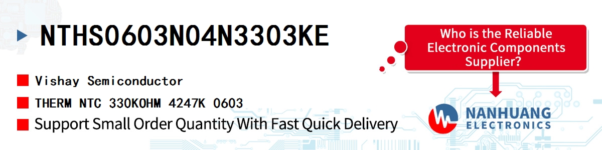 NTHS0603N04N3303KE Vishay THERM NTC 330KOHM 4247K 0603