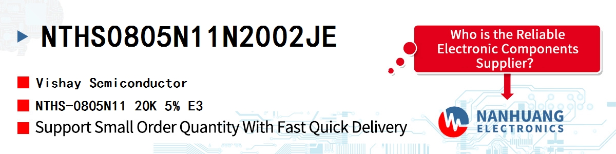 NTHS0805N11N2002JE Vishay NTHS-0805N11 20K 5% E3