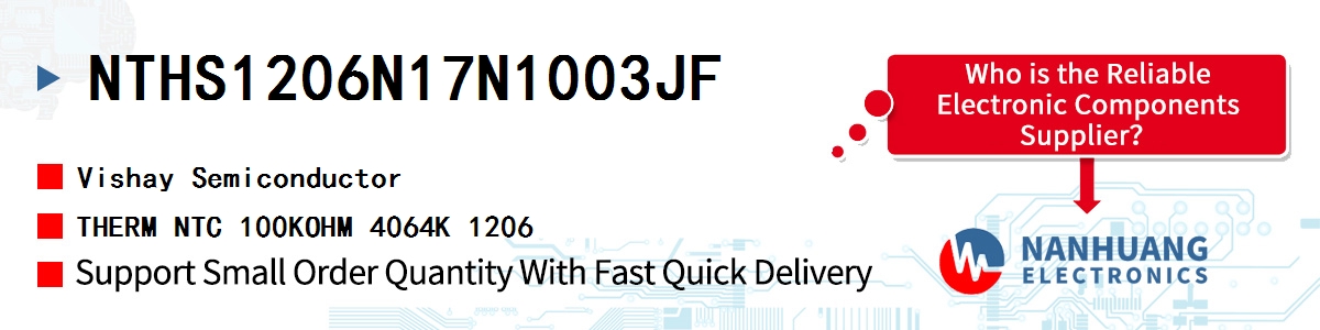 NTHS1206N17N1003JF Vishay THERM NTC 100KOHM 4064K 1206