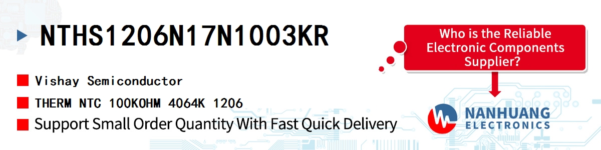 NTHS1206N17N1003KR Vishay THERM NTC 100KOHM 4064K 1206