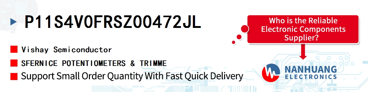P11S4V0FRSZ00472JL Vishay SFERNICE POTENTIOMETERS & TRIMME