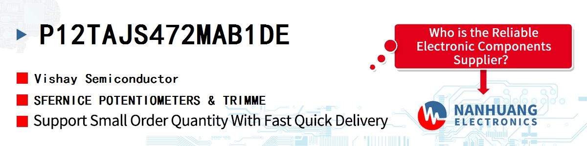 P12TAJS472MAB1DE Vishay SFERNICE POTENTIOMETERS & TRIMME