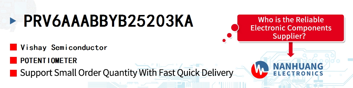 PRV6AAABBYB25203KA Vishay POTENTIOMETER