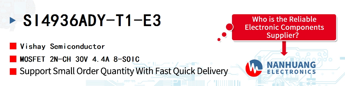SI4936ADY-T1-E3 Vishay MOSFET 2N-CH 30V 4.4A 8-SOIC