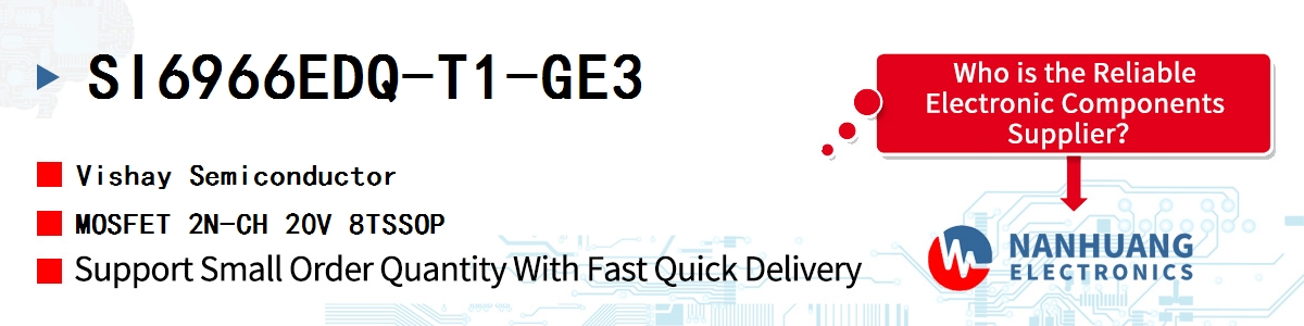 SI6966EDQ-T1-GE3 Vishay MOSFET 2N-CH 20V 8TSSOP