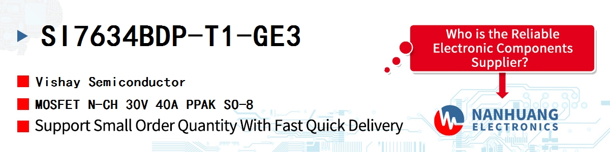 SI7634BDP-T1-GE3 Vishay MOSFET N-CH 30V 40A PPAK SO-8