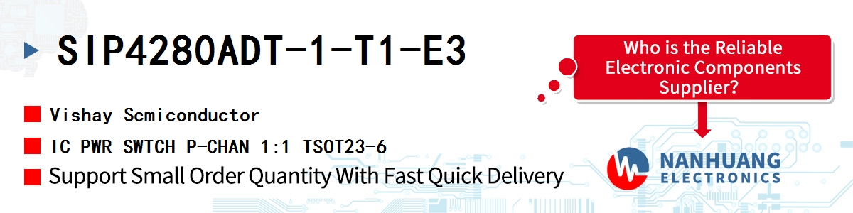 SIP4280ADT-1-T1-E3 Vishay IC PWR SWTCH P-CHAN 1:1 TSOT23-6