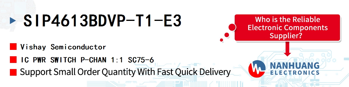 SIP4613BDVP-T1-E3 Vishay IC PWR SWITCH P-CHAN 1:1 SC75-6