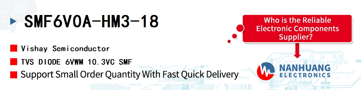 SMF6V0A-HM3-18 Vishay TVS DIODE 6VWM 10.3VC SMF