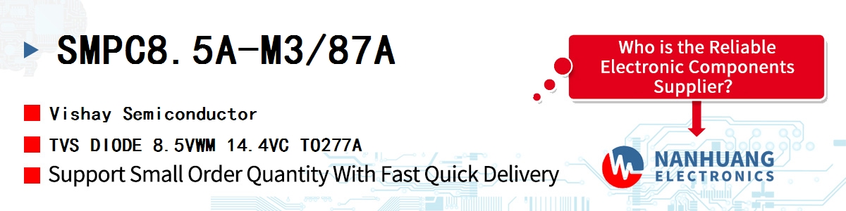 SMPC8.5A-M3/87A Vishay TVS DIODE 8.5VWM 14.4VC TO277A