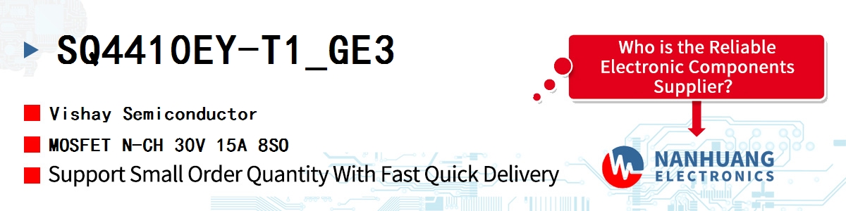 SQ4410EY-T1_GE3 Vishay MOSFET N-CH 30V 15A 8SO