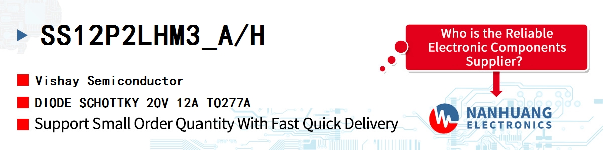 SS12P2LHM3_A/H Vishay DIODE SCHOTTKY 20V 12A TO277A