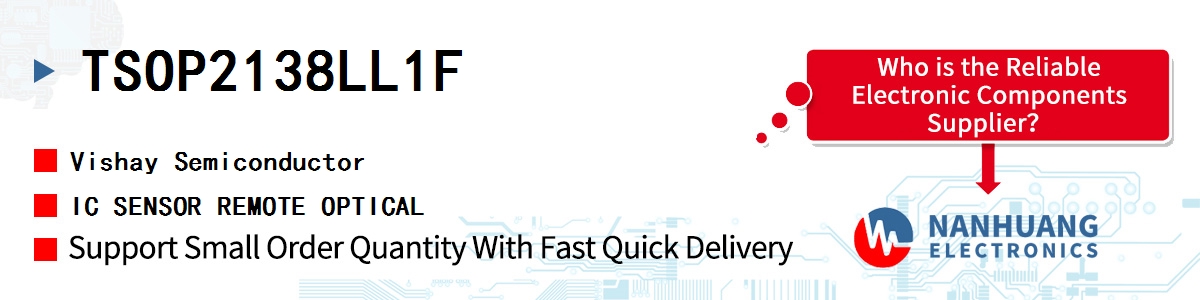 TSOP2138LL1F Vishay IC SENSOR REMOTE OPTICAL