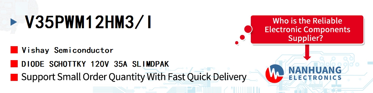 V35PWM12HM3/I Vishay DIODE SCHOTTKY 120V 35A SLIMDPAK