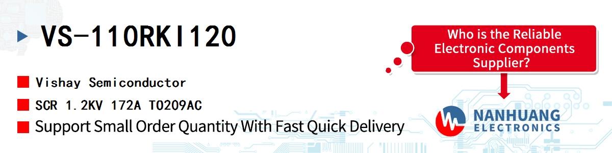VS-110RKI120 Vishay SCR 1.2KV 172A TO209AC