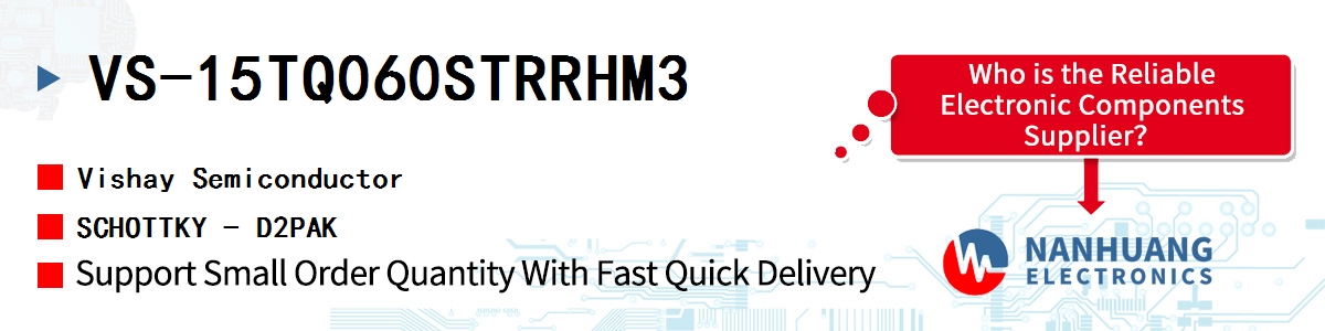 VS-15TQ060STRRHM3 Vishay SCHOTTKY - D2PAK