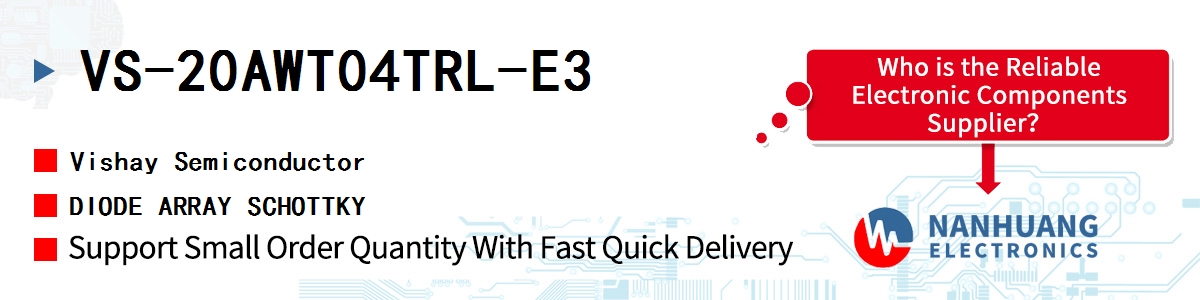 VS-20AWT04TRL-E3 Vishay DIODE ARRAY SCHOTTKY