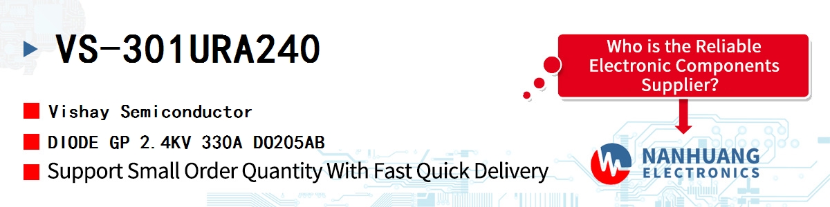 VS-301URA240 Vishay DIODE GP 2.4KV 330A DO205AB