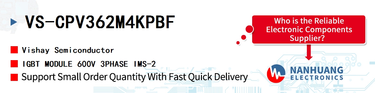 VS-CPV362M4KPBF Vishay IGBT MODULE 600V 3PHASE IMS-2