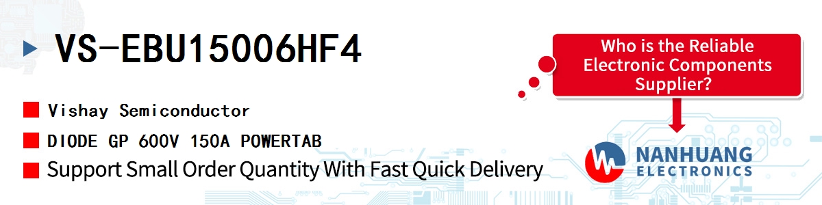 VS-EBU15006HF4 Vishay DIODE GP 600V 150A POWERTAB