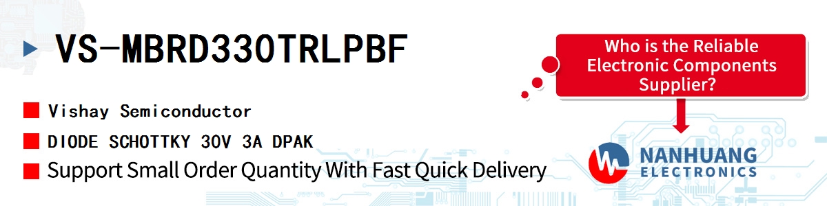 VS-MBRD330TRLPBF Vishay DIODE SCHOTTKY 30V 3A DPAK